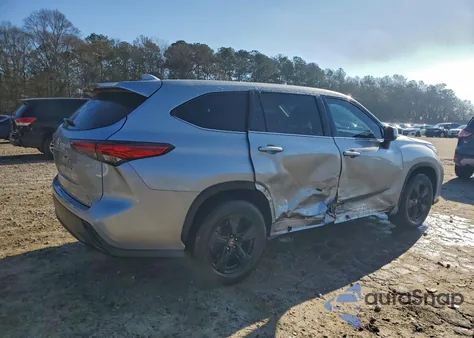 2021 Toyota Highlander L z USA, uszkodzony, nr VIN 5TDZZRAH5MS049641